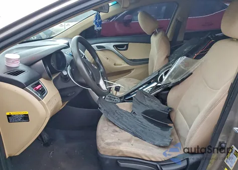 2013 Hyundai Elantra Gls from USA, damaged, VIN 5NPDH4AE1DH303907